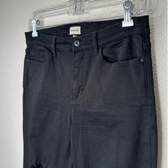 Sneak Peak Black Distressed Knee Bootcut Jeans 29 - Picture 6 of 12